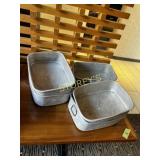 6 Alumin Oven Pans ~13 x 16 x 4