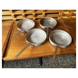 4 Alumin Sautï¿½ Pans ~12 x 2