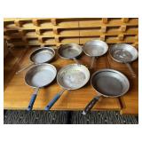 7 Frying Pans - 10"