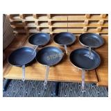 6 Frying Pans - 12.5"
