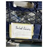 Milk Crate w/ LG Qty of Salad Fords