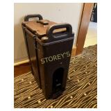 Brown Cambro Insulated Drink Dispenser
