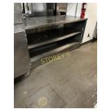 72 x 32 S/S Table w/ Overhead Shelf
