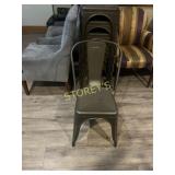 Metal Stacking Dining Chair