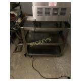 All S/S 3 Tier Dish Cart ~36 x 21 x 38