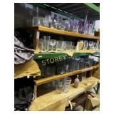 4 Shelves of Asst Vases
