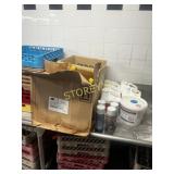 6 Jugs of Detergent, Cleaners, Spray Bottles,