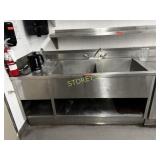 Dbl S/S Pot Sink w/ Hand Sink Work Station