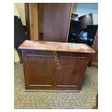 Oak Bar Unit w/ Sink ~48 x 30 x 43