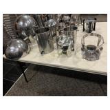 Roll Top Chaffer, Coffee Pot, Etc.