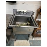 S/S Single Well Pot Sink ~29 x 30