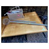 36" Whisk & 48" S/S Mixing Paddle