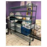 7 Tier Epoxy Metro Rack on Wheels ~72x18x80