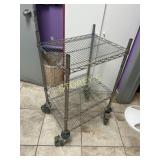 3 tier Metro Rack on Wheels ~18 x 24 x 40