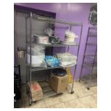 4 Tier Metro Rack on Wheels ~48 x 18 x 77