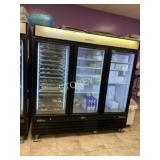 Kool It 3dr Glass Freezer on Wheels w/ 1 Pan
