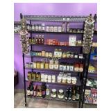 7 Tier Black Metro Rack on Wheels ~48 x 18 x 77