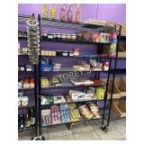 7 Tier Black Metro Rack on Wheels ~48 x 18 x 77