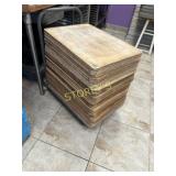 ~55 Wood Trays ~18 x 26