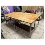 HD Butcher Block Table ~96 x 48