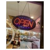 Illuminated OPEN Sign ~15x23
