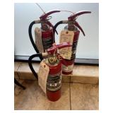 3 Fire Extinguishers