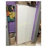2dr White Cabinet ~32 x 22 x 70