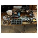 Asst Bakingware, Strainers, Pots, Etc.
