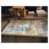 9 Asst Glass Baking Dishes