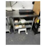 S/S Work Table ~36 x 24