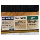 3 Unit Illuminated Sign Board w/ Letters