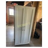2dr White Cabinet ~30x16x72