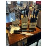 Asst Knives & Knife Blocks