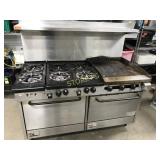 Southbend Combination Range, 6Burner 24" Griddle