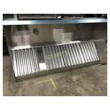 New Stainless Steel Exhaust Canopy with Curb