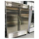 New Double Door Reach-In Freezer, Stainless Steel
