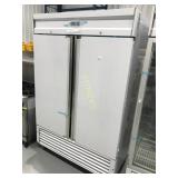 New Reach In Refrigerator - Stainless Steel Inside