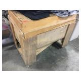 Portable Vacuum Dust Table - 44 x 28 x 38