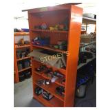 6 Shelf Orange Parts Cabinet - 36 x 12 x 76