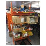 Orange Adjustable 4 Tier HD Rack - 36 x 18 x 77