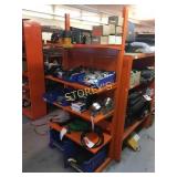Orange Adjustable 4 Tier HD Rack - 36 x 18 x 77