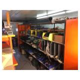 3 Bay 4 Shelf Steel & Wood Parts Rack