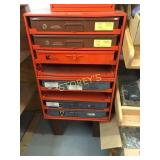 2 Parts Cabinets w/ Stand & Contents