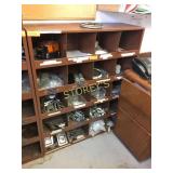 20 Pigeon Hole Parts Cabinet - 36 x 12 x 42
