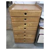8 Drawer Parts Cabinet & Contents: Controls,