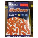 Box of Moldex Disposable Foam Earplugs