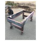 Mobile Steel Frame Work Table - 35 x 72 x 32