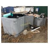 3 Plastic Monotainers & Contents