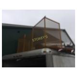 Yellow Safety Screen for Machinery