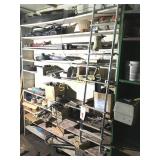 Contents of White Shelf: Ladder, S/S, Alumin, Etc.